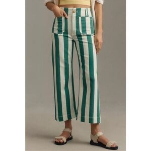 The Colette Denim Cropped
Wide-Leg Jeans